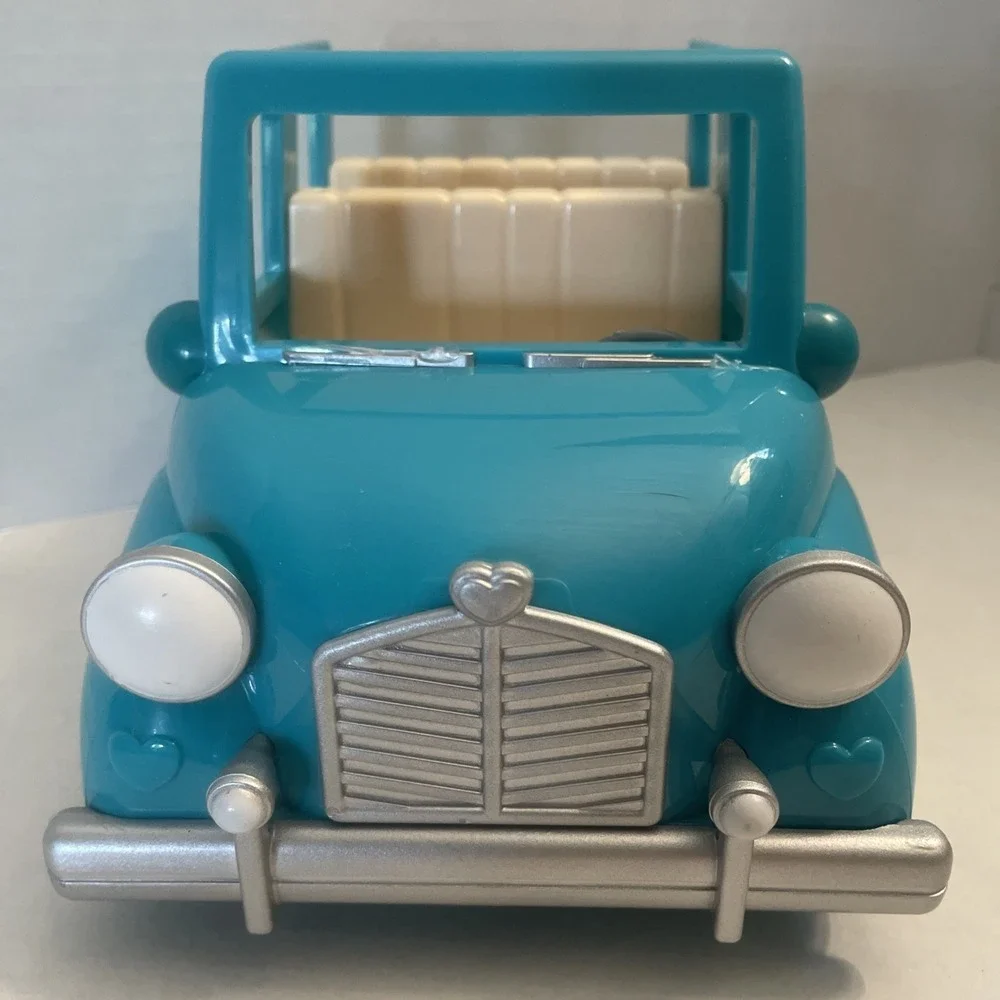 Li'l Woodzeez Calico Critters‎ Blue Teal Breezy Car Toy
